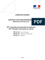 6962 Cahier Des Charges Pour Les Evaluations Ep1 Et Ep2 Cap MV Session 2016