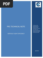 PRC Technical Note Vertical Flight Efficiency