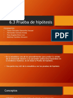 6.3 Prueba de Hipotesis - Probabilidad