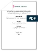 Los Consorcios Art. 438 - 448 de La Ley Gral de Sociedades