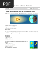 OA 12 Prueba Universo 3ro Basico