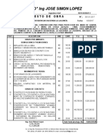 Presupuesto 23-01-17 Hacienda La Lagunita