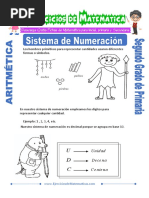 Sistema de Numeracion para Segundo de Primaria