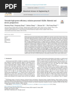 Towards High-Power-Efficiency Solution-Processed OLEDs