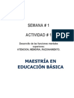 Actividad Semana 1 Neurociencia