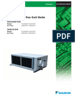 Daikin FUW Cabinet Fan Coil Unit