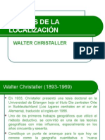 Las Teorías de Localización - Walter Christaller