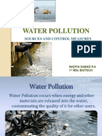 Water Pollution and Control