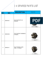 Vmax & VD4 SPARES PARTS LIST Rev-00