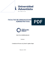 Facultad de Ciencias Económicas Y Administrativas: Prácticas Empresariales