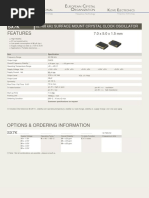 Features: 32.768 KHZ Surface Mount Crystal Clock Oscillator