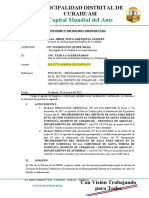 Informe #028 - Solicito Adenda de Contrato