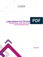 Lineamientos Operativos PREP 2023