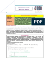 Actividades 3° Semana - Mat. 4° Grado