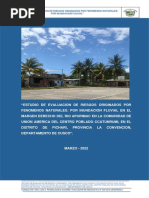 Estudio de Evaluacion de Riesgos Originados Por Fenomenos Naturales: Por Inundacion Fluvial