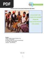 CRVPF AGPP Baseline Study Report For Uganda Power Analysis