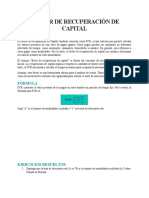 Word - Factor de Recuperación de Capital - Factor de Actualización de La Serie