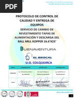 Protocolos de Entrega de Equipos