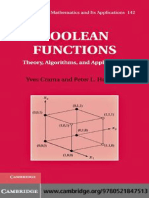 Boolean Functions - Theory, Algorithms, and Applications (Crama & Hammer 2011-05-16)