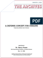 A Defense Concept For Ukraine - Posen - 1994