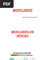 Biofluidos en Reposo