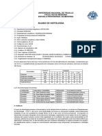 Silabo Histología 2022