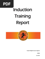 Induction Training Report