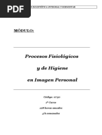 Programacion Procesos Fisiologicos de Higiene en Ima