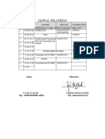 Jadwal Pelatiha1