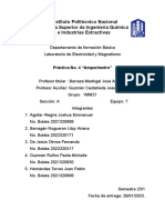 Practica 4 - Electricidad y Magnetismo (Laboratorio)