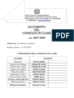 Documento 15 Maggio 2018