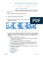 (2.3.3) ADN7 - DP - (FichaAvaliacao2 - VersaoA) - Teoria Da Deriva Continental e Teoria Da Tectónica de Placas