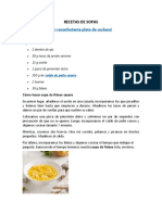 Recetas de Sopas