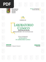 Laboratorio Clínico