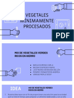 Vegetales Minimamente Procesados