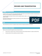 Optical Crosses and Transposition