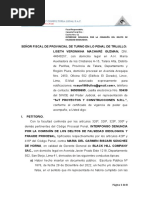 01-Denuncia Penal Por Falsedad Ideologica y Fraude Procesal