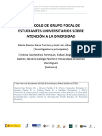 Protocolo de Grupo Focal Estudiantes