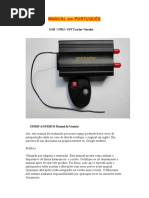 MANUAL em PORTUGUÊS. GSM - GPRS - GPS Tracker Veículos