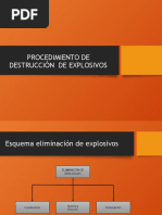 Procedimiento de Destrucción de Explosivos