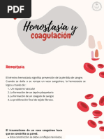 Hemostasia y Coagulación