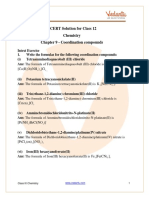 Class 12 - Chemistry - Coordination Compounds