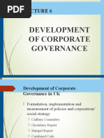 2 Development of Corporate Governance