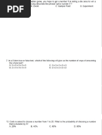 Fourth Quarterly Test in Mathematics 8 