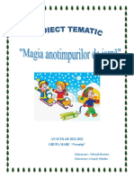 Proiect - Tematic - 3 Magia Anotimpurilor de Iarnă