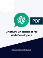 Chatgpt Cheatsheet For Webdevelopers