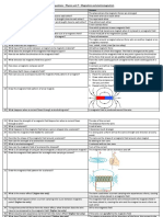 CQ Unit 7 - Magnetism and Electromagnetism