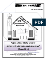 Warta Jemaat, 19 Maret 2023