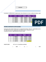 Ejercicio en Clase - Finanzas II