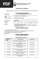 Assignment Law (Group 9)